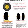 image2 Pack WEIZE 15x6006 Tire and Wheel Assembly Replacement Riding Lawn Mower Front Tires Compatible with Craftsman Riding Lawn Mowers 3quot centered Hub 34quot BushingYellow