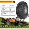 image2 Pack WEIZE 15x6006 Tire and Wheel Assembly Replacement Riding Lawn Mower Front Tires Compatible with Craftsman Riding Lawn Mowers 3quot centered Hub 34quot BushingGray
