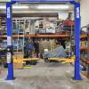 imageWEIZE 10000lbs 2 Post Car Lift with Double Point Release2 Post Overhead Auto Truck Tractor Lift for Repair Store