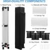 imageWEIZE 10x10 Pop Up Canopy TentOneButton Push SetupPop Up Tent with 1 Sidewall and 6 PocketsAdjustable Height Instant Portable Shelter4 Weight BagsSun Shade for Events ampamp Beach BlackWhite