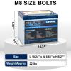 imageWEIZE 12V 100Ah BCI Group 24 LiFePO4 Lithium Battery with SelfHeating Function Builtin 100A BMS Up to 8000 Deep Cycles Perfect for RV Solar Marine Camping and Off Grid