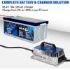 imageWEIZE 12V 100Ah Mini LiFePO4 Battery Builtin 100A Smart BMS Deep Cycle Lithium Iron Phosphate Battery Perfect for RV Solar Marine Trolling Motor Off Grid Applications Backup Sump PumpPack of 1