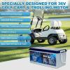 imageWEIZE 12V 100Ah Mini LiFePO4 Battery Builtin 100A Smart BMS Deep Cycle Lithium Iron Phosphate Battery Perfect for RV Solar Marine Trolling Motor Off Grid Applications Backup Sump PumpPack of 1