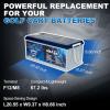 imageWEIZE 12V 100Ah Mini LiFePO4 Battery Builtin 100A Smart BMS Deep Cycle Lithium Iron Phosphate Battery Perfect for RV Solar Marine Trolling Motor Off Grid Applications Backup Sump PumpPack of 1
