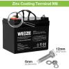 imageWEIZE 12V 35AH Deep Cycle Battery for Scooter Pride Mobility Jazzy Select Electric Wheelchair Set of 235Ah
