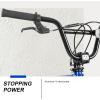 imageWEIZE Freestyle BMX Bike 20 inch Trick Bicycle for Kids HiTen Steel Frame 360 Degree Rotor Freestyle 4 Pegs Single Speed Teen Bike for Boys Girls ampamp BeginnerLevel to Advanced Riders