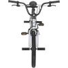 imageWEIZE Freestyle BMX Bike 20 inch Trick Bicycle for Kids and Adults Men Women HiTen Steel Frame 360 Degree Rotor Freestyle 4 Pegs Single Speed Teen Bike BeginnerLevel to Advanced RidersSliver
