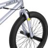 imageWEIZE Freestyle BMX Bike 20 inch Trick Bicycle for Kids and Adults Men Women HiTen Steel Frame 360 Degree Rotor Freestyle 4 Pegs Single Speed Teen Bike BeginnerLevel to Advanced RidersSliver