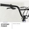 imageWEIZE Freestyle BMX Bike 20 inch Trick Bicycle for Kids and Adults Men Women HiTen Steel Frame 360 Degree Rotor Freestyle 4 Pegs Single Speed Teen Bike BeginnerLevel to Advanced RidersSliver
