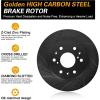 imageWEIZE Front Truck ampamp Tow Brake Kit Carbon Fiber Ceramic Brake Pads ampamp DrilledSlotted Brake Rotors Replacement For Ford F150 F150 20102020 Expedition Lincoln NavigatorChevy Silverado 1500 1520 FrontRear
