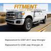 imageWEIZE Front Truck ampamp Tow Brake Kit Carbon Fiber Ceramic Brake Pads ampamp DrilledSlotted Brake Rotors Replacement For Ford F150 F150 20102020 Expedition Lincoln NavigatorJeep Wrangler 0717 FrontRear