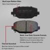 imageWEIZE Front Truck ampamp Tow Brake Kit Carbon Fiber Ceramic Brake Pads ampamp DrilledSlotted Brake Rotors Replacement For Ford F150 F150 20102020 Expedition Lincoln NavigatorDodge Grand Caravan 1220 FrontRear