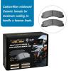 imageWEIZE Front Truck ampamp Tow Brake Kit Carbon Fiber Ceramic Brake Pads ampamp DrilledSlotted Brake Rotors Replacement For Ford F150 F150 20102020 Expedition Lincoln NavigatorF150Expedition 1217 Front