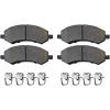 imageWEIZE Front Truck ampamp Tow Brake Rotors Kit CARBON FIBER Ceramic Brake Pads ampamp DrilledSlotted Brake Discs Fit for Dodge Ram 1500 20062018 Durango Chrysler Aspen 0709