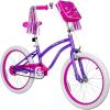 imageWEIZE Girls Bike for 312 Years Old Kids 14 16 20 Inch Kids Bike with Training Wheels Streamers Basket and Doll Seat Children Bicycles with Coaster Brake Multiple ColorsPurple