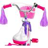 imageWEIZE Girls Bike for 312 Years Old Kids 14 16 20 Inch Kids Bike with Training Wheels Streamers Basket and Doll Seat Children Bicycles with Coaster Brake Multiple ColorsPurple