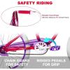 imageWEIZE Girls Bike for 312 Years Old Kids 14 16 20 Inch Kids Bike with Training Wheels Streamers Basket and Doll Seat Children Bicycles with Coaster Brake Multiple ColorsRed