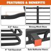 imageWEIZE Hitch Cargo Carrier Basket for SUV Truck  53x19 Inches 500LB Capacity with Waterproof Bag Net Strap Tightener Powder Coated for Durability Easy Installation for Camping and TravelHITCH BASKET 53 with Bag