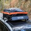 imageWEIZE Hitch Cargo Carrier for SUV Truck  53x19 Inches 500LB Capacity with Waterproof Bag Net Strap Tightener Powder Coated for Durability Easy Installation for Camping and TravelROOF BASKET 54 with Bag  Net  Straps