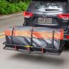imageWEIZE Hitch Cargo Carrier for SUV Truck  53x19 Inches 500LB Capacity with Waterproof Bag Net Strap Tightener Powder Coated for Durability Easy Installation for Camping and TravelHITCH BASKET 60 with Bag  Net  Straps