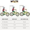 imageWEIZE Kids Bike 14 16 20Inch Children Bicycle for Boys Girls Ages 312 Years Old Rider Height 3562 Inch Coaster Brake Multiple Color OptionsBlack