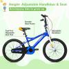 imageWEIZE Kids Bike 14 16 20Inch Children Bicycle for Boys Girls Ages 312 Years Old Rider Height 3562 Inch Coaster Brake Multiple Color OptionsBlue