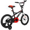 imageWEIZE Kids Bike14 16 20 Inch Children Bicycle for Boys Girls Ages 312 Years Old Rider Height 3260 Inch Coaster Brake Multiple Color OptionsBlack