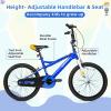 imageWEIZE Kids Bike14 16 20 Inch Children Bicycle for Boys Girls Ages 312 Years Old Rider Height 3260 Inch Coaster Brake Multiple Color OptionsBlue