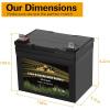 imageWEIZE Lawn Garden AGM Battery 12V 200CCA BCI Group U1 SLA Starting Battery for Lawn Tractors and Mowers Compatible with John Deere Toro Cub Cadet and CraftsmanU1300 CCA