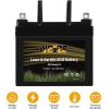 imageWEIZE Lawn Garden AGM Battery 12V 200CCA BCI Group U1 SLA Starting Battery for Lawn Tractors and Mowers Compatible with John Deere Toro Cub Cadet and CraftsmanU1350 CCA