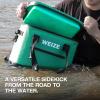 imageWEIZE Premium Deep Freeze Welded SoftSided Cooler 48H Ice Retention 24 Can Portable Beach ampamp Camping Cooler Waterproof TPU Exterior ampamp Seams CrushProof Insulation LeakProof Zipper Dark GreenDark Green