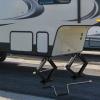 imageWEIZE RV Trailer Camper Stabilizer Leveling Scissor Jacks with Handle 24quot 9000lbs Set of 46500lbs4P