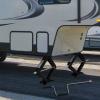 imageWEIZE RV Trailer Camper Stabilizer Leveling Scissor Jacks with Handle 24quot 9000lbs Set of 49000 lbs4P