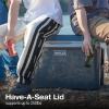 imageWEIZE UltraLight Hard Cooler 55Quart Insulated Ice Chest with Bottle Opener Keeps Cold up to 7 Days for Camping Fishing Beach 30 Lighter Than Standard Coolers
