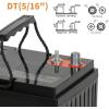 imageWeize 8V Golf Cart Battery 182AH BCI Group GC8 High Capacity ampamp Maintenance Free Deep Cycle AGM Scrubber Battery1 Pack