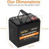 imageWeize 8V Golf Cart Battery 182AH BCI Group GC8 High Capacity ampamp Maintenance Free Deep Cycle AGM Scrubber Battery6 Pack