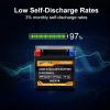 imageWeize Platinum AGM Battery BCI Group 24F Automotive Battery 120RC 710CCA 36 Months Warranty Dimensions 1075quot L x 681quot W x 898quot HAUX14