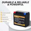 imageWeize Platinum AGM Battery BCI Group 24F Automotive Battery 120RC 710CCA 36 Months Warranty Dimensions 1075quot L x 681quot W x 898quot HAUX14