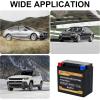 imageWeize Platinum AGM Battery BCI Group 24F Automotive Battery 120RC 710CCA 36 Months Warranty Dimensions 1075quot L x 681quot W x 898quot HAUX14