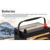 imageWeize Platinum AGM Battery BCI Group 24F Automotive Battery 120RC 710CCA 36 Months Warranty Dimensions 1075quot L x 681quot W x 898quot HGroup Size 24F