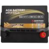 imageWeize Platinum AGM Battery BCI Group 24F Automotive Battery 120RC 710CCA 36 Months Warranty Dimensions 1075quot L x 681quot W x 898quot HGroup Size 35