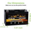 imageWeize YTZ7SBS Sealed Maintenance Free AGM Battery Replacement YTZ7S Compatible with Honda TRX450ER TRX450R ATV Motorcycle BattieresYT7B