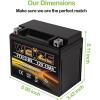 imageWeize YTZ7SBS Sealed Maintenance Free AGM Battery Replacement YTZ7S Compatible with Honda TRX450ER TRX450R ATV Motorcycle BattieresYTX12