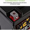 imageWeize YTZ7SBS Sealed Maintenance Free AGM Battery Replacement YTZ7S Compatible with Honda TRX450ER TRX450R ATV Motorcycle BattieresYTX12