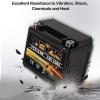 imageWeize YTZ7SBS Sealed Maintenance Free AGM Battery Replacement YTZ7S Compatible with Honda TRX450ER TRX450R ATV Motorcycle BattieresYTX12