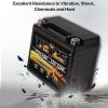 imageWeize YTZ7SBS Sealed Maintenance Free AGM Battery Replacement YTZ7S Compatible with Honda TRX450ER TRX450R ATV Motorcycle BattieresYTX14