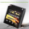 imageWeize YTZ7SBS Sealed Maintenance Free AGM Battery Replacement YTZ7S Compatible with Honda TRX450ER TRX450R ATV Motorcycle BattieresYTX14AH