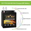 imageWeize YTZ7SBS Sealed Maintenance Free AGM Battery Replacement YTZ7S Compatible with Honda TRX450ER TRX450R ATV Motorcycle BattieresYTX14AH
