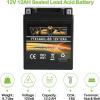 imageWeize YTZ7SBS Sealed Maintenance Free AGM Battery Replacement YTZ7S Compatible with Honda TRX450ER TRX450R ATV Motorcycle BattieresYTX14AHL