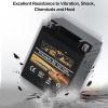 imageWeize YTZ7SBS Sealed Maintenance Free AGM Battery Replacement YTZ7S Compatible with Honda TRX450ER TRX450R ATV Motorcycle BattieresYTX14AHL